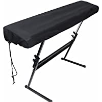 Los mejores  - Richele Funda Piano 61 Teclas Cubierta para el Teclado de Piano Digital Cordón Elástico Ajustable Funda Protectora Piano…